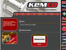 Tablet Screenshot of kemco.be